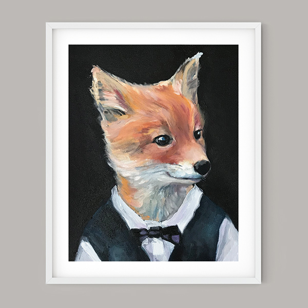 Limited Edition Fox Cub Print