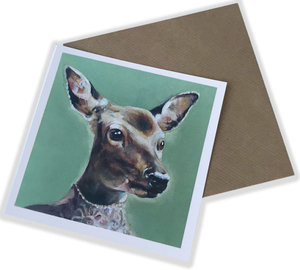 Greetings Card - Debutante Deer