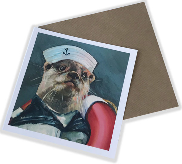 Greetings Card - Otter Sure