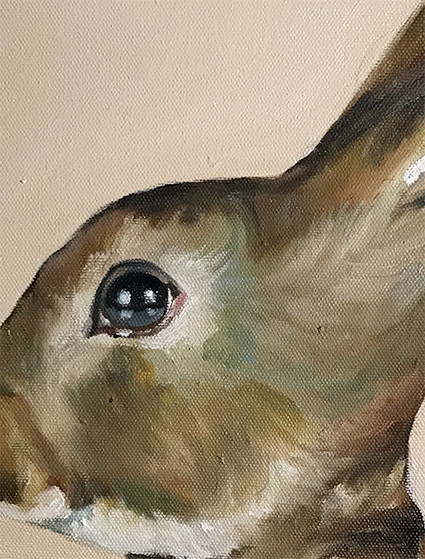 Rose Hare Detail